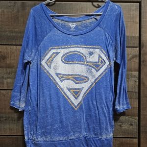 Superman 3/4 Sleeve Tee
